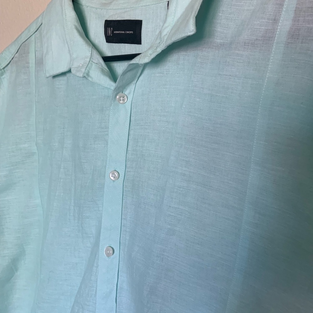 INC Men’s Mint Green Button Down Shirt